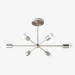 Load image into Gallery viewer, Mobilux Line Mid Century Modern Chandelier - 6 Heads Hanging Ceiling Light
