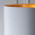 Afbeelding laden in galerijweergave, Tela Drum Lampenkap Vloerlamp - Moderne Stoffen Staande Lamp voor Thuis en Kantoor