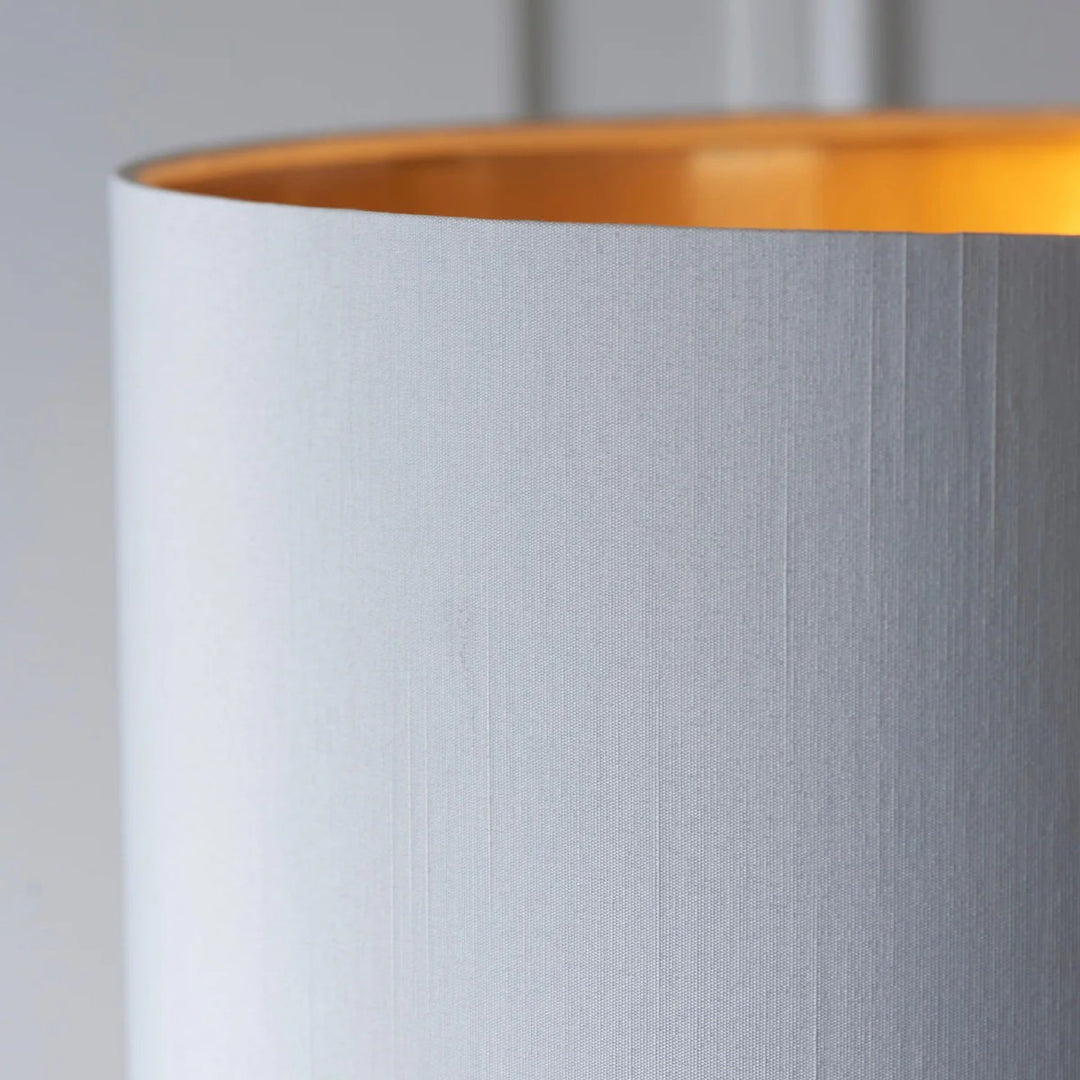 Tela Drum Lampenkap Vloerlamp - Moderne Stoffen Staande Lamp voor Thuis en Kantoor