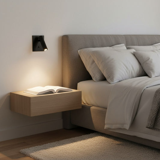 Aplique de Pared LED Ajustable Slimlux - Estructura de Aluminio Moderna para Dormitorio e Iluminación Ambiental