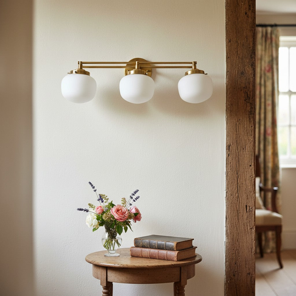 Opalume Multi-head Contemporary Wall Lamp for Mirror & Hallway