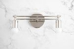 Load image into Gallery viewer, Mobilux Line Modern Vanity Light - Bathroom Wall Fixture in Art Deco Style
