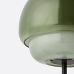 Load image into Gallery viewer, Clinco Colored Glass Table Lamp – Retro Mushroom Shade for Bedroom

