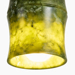 Afbeelding laden in galerijweergave, Plafondlamp van natuurlijk jadeglas voor doorgangen