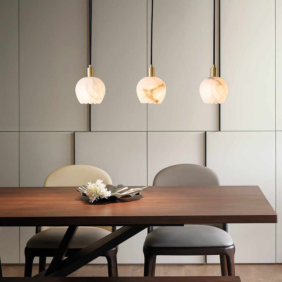 Lilin Alabaster-Pendelleuchte