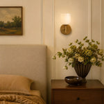 Cargar imagen en el visor de la Galería, Marble wall sconce in a living room setting