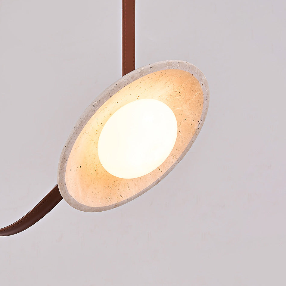 Light Rail Leder Pendelleuchte