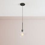 Load image into Gallery viewer, Talvior Faceted Pendant Light – Adjustable Glass Light Fixture
