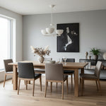 Load image into Gallery viewer, Plara Multi‑Light Chandelier – Modern Polyresin and Plaster for Dining &amp; Foyer