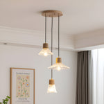 Load image into Gallery viewer, Nordic Hemp Rope Glass Pendant Light