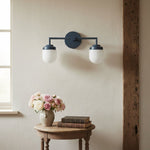 Load image into Gallery viewer, Opalume Globe Shade Modern Vanity Light for Bathroom &amp; Dressing Room
