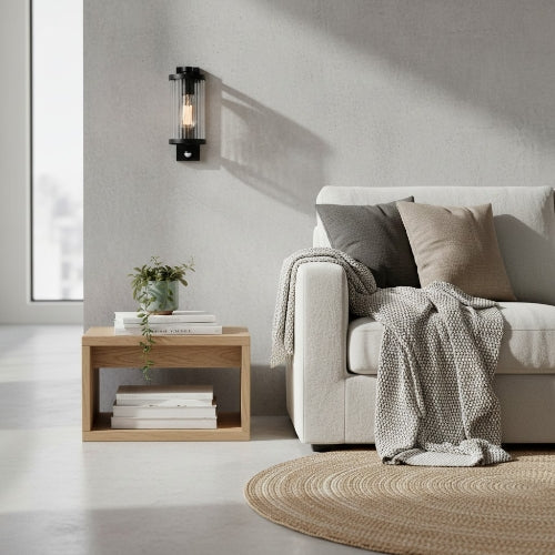 Karbonis Moderne Buitenmuurlamp - Bewegingssensor Beveiligingslamp voor Portiek en Tuin