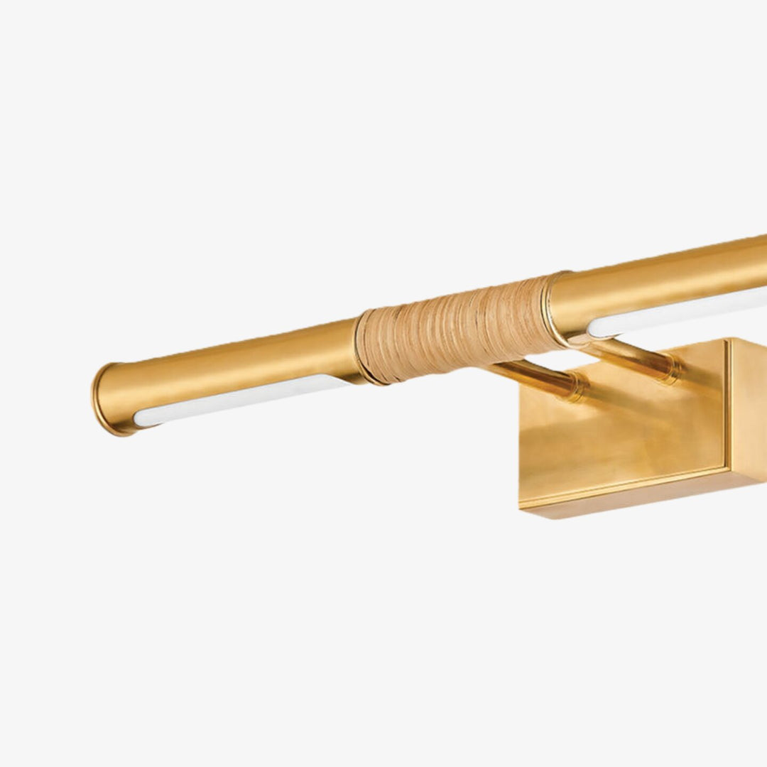 Aurix Schilderijlamp – Slank Ontwerp met Gewikkelde Middenbalk Metalen Afwerking Wandlamp voor Galerij & Hal