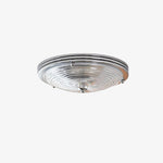 Cargar imagen en el visor de la Galería, Rippled Glass Flush Mount Ceiling Light