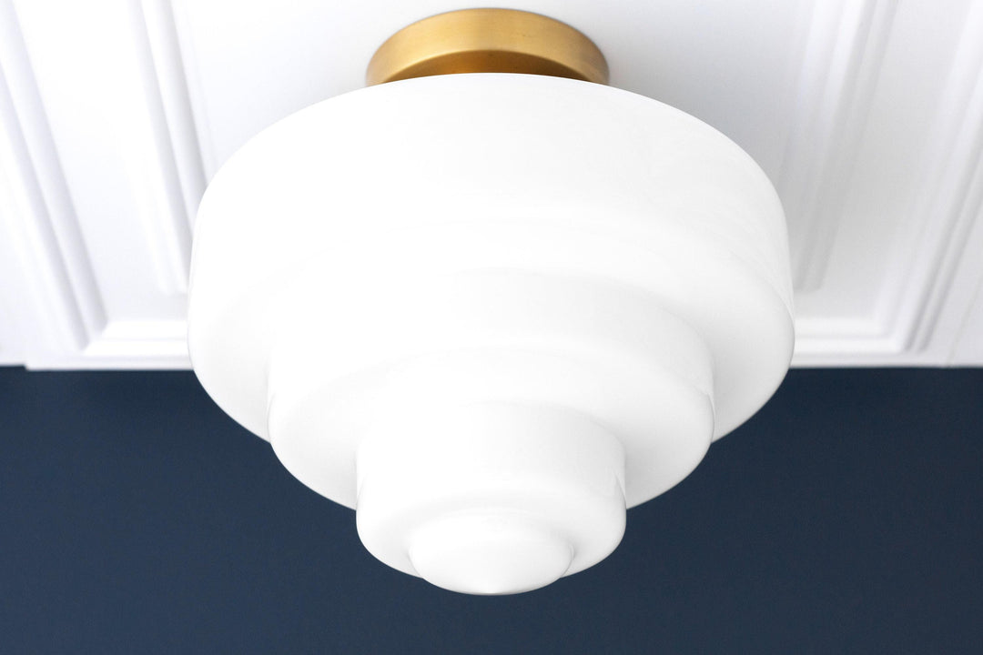 Geotower Tiered Globe Contemporary Ceiling Lamp for Bedroom & Foyer