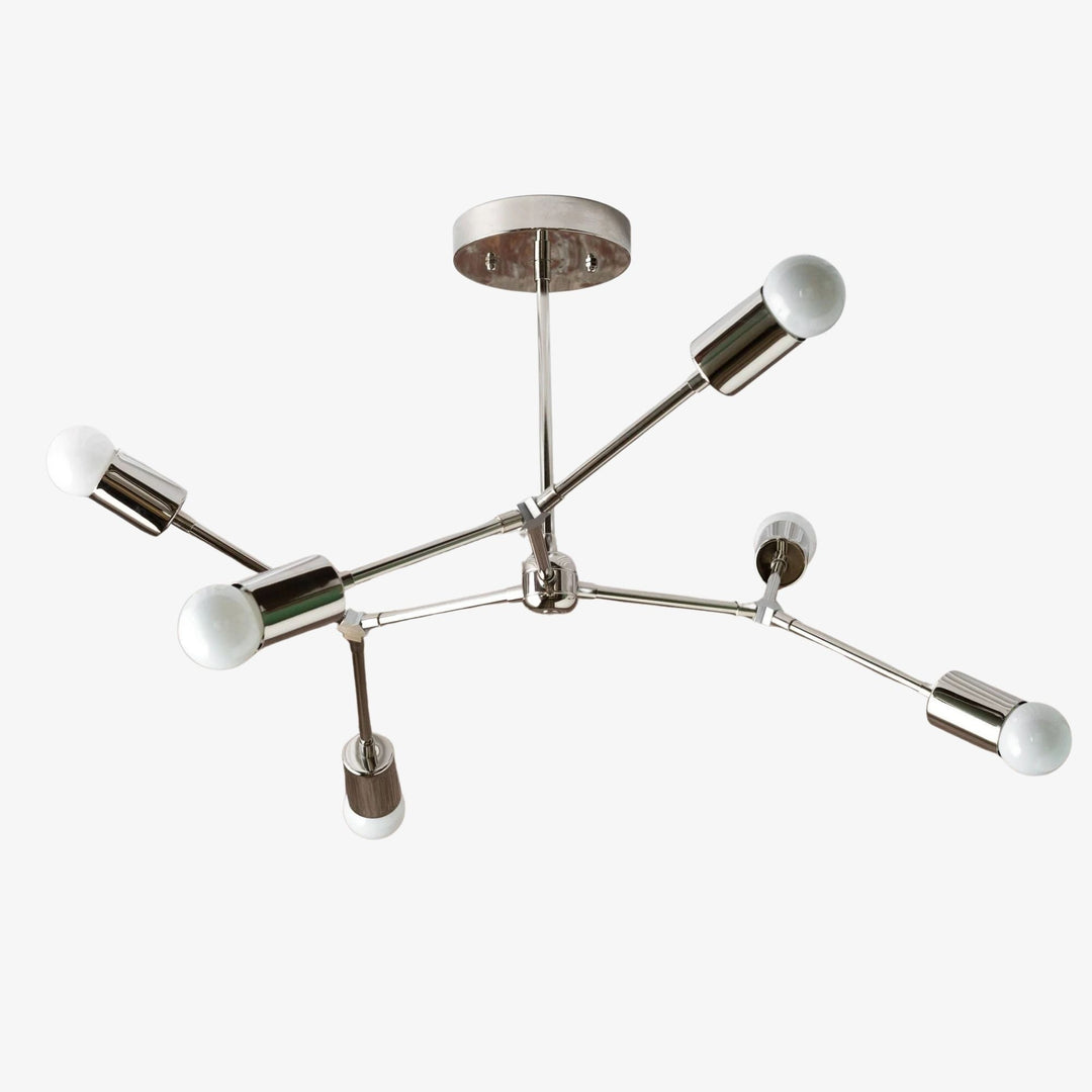 Mobilux Geometric Frame Modern Chandelier for Kitchen & Living Room