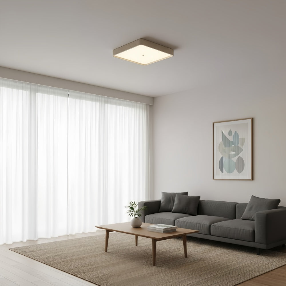 Zenthoris Travertin Deckenleuchte Minimalistische Aufbaudeckenleuchte – Moderne Ambientebeleuchtung für Flur