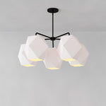 Load image into Gallery viewer, Talvior Sculptural 5-Light Chandelier - Faceted Design, Modern Finishes - Illuminate Spaces
