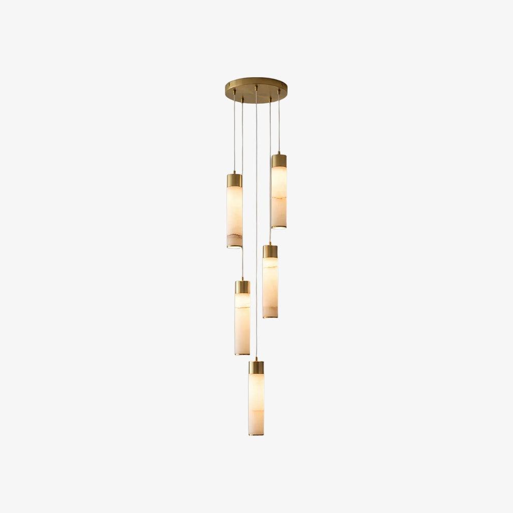 Solaryx minimalistische cilindervormige hanglamp - Moderne stijl lamp voor keuken of eetkamer
