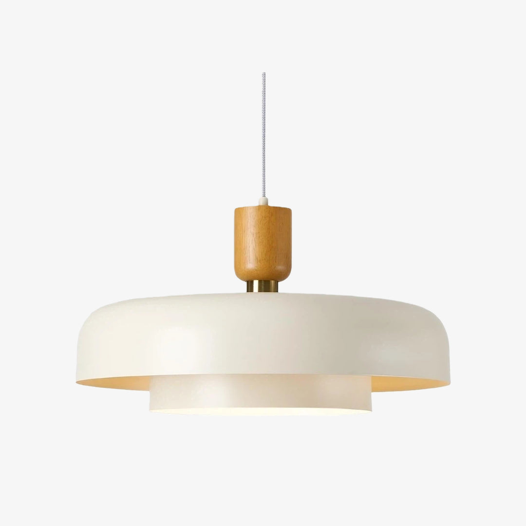 Orbulis Natuurlijke Houtnerf Cirkelvormige Hanglamp – Moderne Minimalistische Lamp voor Eilanden en Entrees