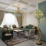 Perky Peacock Floor Lamp