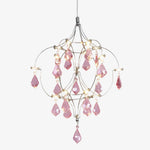 Afbeelding laden in galerijweergave, Crynora Franse Kristallen Kroonluchter - Romantisch Vuurvliegjesontwerp in Luxe Stijl voor Eetkamer of Slaapkamer