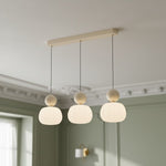 Afbeelding laden in galerijweergave, Ornavigo Moderne Art Deco Hanglamp – Bauhaus Geïnspireerde Verlichting voor Keukeneiland