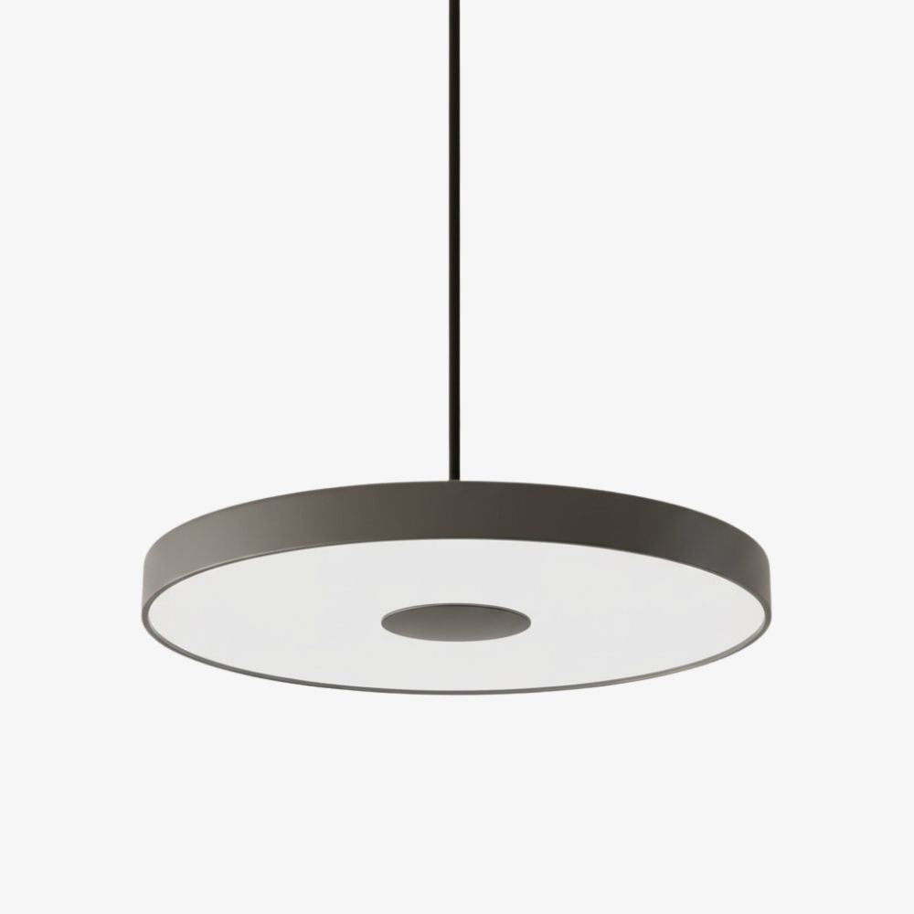Evanos Disc Design Pendant Light – Sculptural Iron Disc Style for Modern Dining Room
