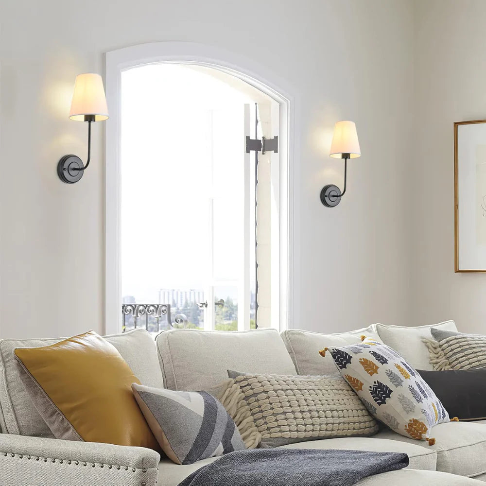 Luz de Pared Metálica Tejida