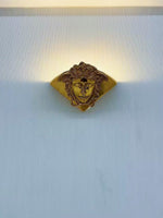Bild in die Galerieansicht laden, Sphinx Messing Wandleuchte