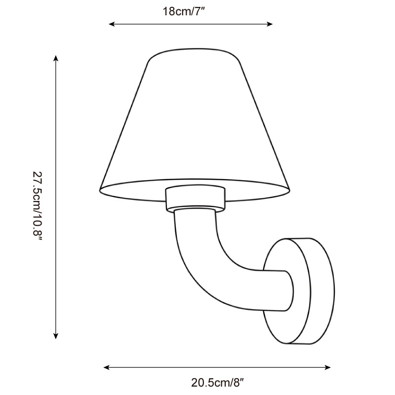 Lampada da parete Twist Shine