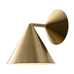 Load image into Gallery viewer, Brivana Sconce Wall Light - Brass Modern Lighting for Bedroom &amp; Hallway

