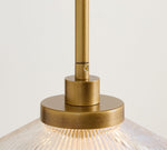 Load image into Gallery viewer, Bravira Ribbed Glass Pendant Light - Elegant Kitchen Island Lamp
