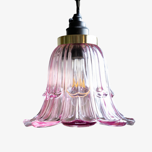 Lámpara Colgante de Vidrio Clásica Solmira - Lámpara Colgante Decorativa de Fácil Instalación para Salón y Entrada