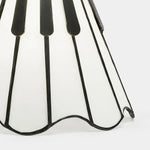 Charger l'image dans la visionneuse de la galerie, Fluted black metal shade edge detail