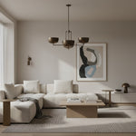 Carica immagine nel visualizzatore della Galleria, Lustrona Lampadario Multi-Luce con Paralumi a Cupola in Metallo - Design Moderno Semplificato per Sala da Pranzo