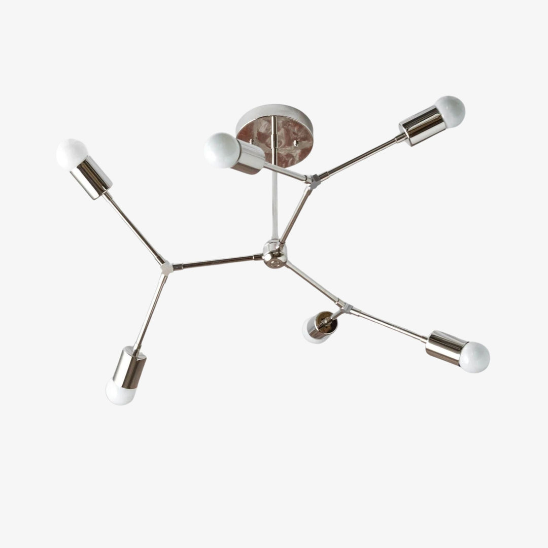 Mobilux Geometric Frame Modern Chandelier for Kitchen & Living Room