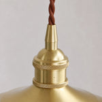 Load image into Gallery viewer, Close-up of the braided cord and brass cord grip