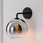 Load image into Gallery viewer, Selvion Artistic Globe Sconce Light - Handcrafted Glass Sculptural Wall Fixture
