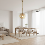 Load image into Gallery viewer, Solara Nordic Spherical Glass Pendant Light
