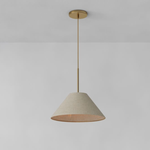 Load image into Gallery viewer, Conica Fabric Cone Pendant Light - Sculptural Modern Style for Cozy Spaces
