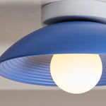 Afbeelding laden in galerijweergave, Ovalune Organisch Gestructureerde Plafondlamp Sculpturaal Ontwerp Opbouw - Moderne Stijl voor Woonkamer