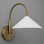 Load image into Gallery viewer, Curva Metal Curved Arm Modern Wall Sconce for Bedroom &amp; Hallway
