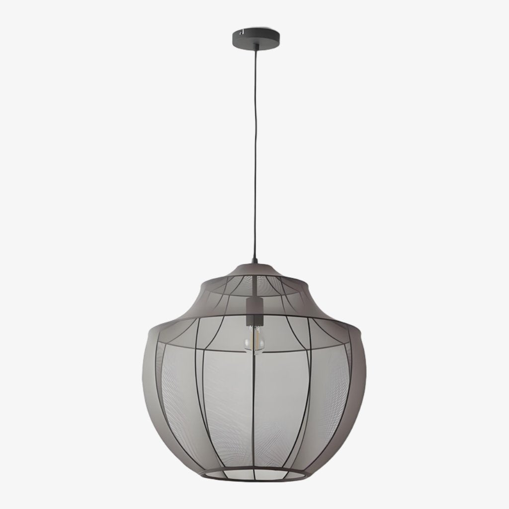 Lumifil Moderne Mesh-Pendelleuchte – Hängende Stoffleuchten, geeignet für Esszimmer oder Kücheninseln