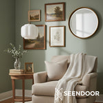 Load image into Gallery viewer, Eloise Vintage Glass Chandelier - Milk Glass Home Accent
