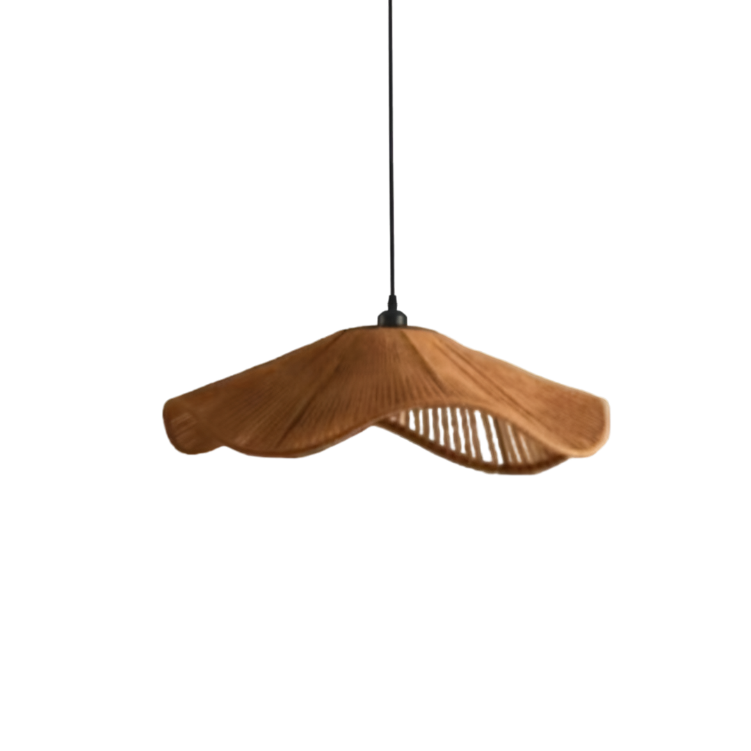 Boho naturalna lampa wisząca z juty Cape Points