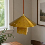 Cargar imagen en el visor de la Galería, Bauhaus Hollow Silver Single Pendant Light