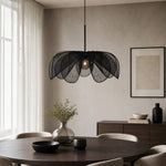 Carica l'immagine nella visualizzazione Galleria, Black pendant light dining room scene