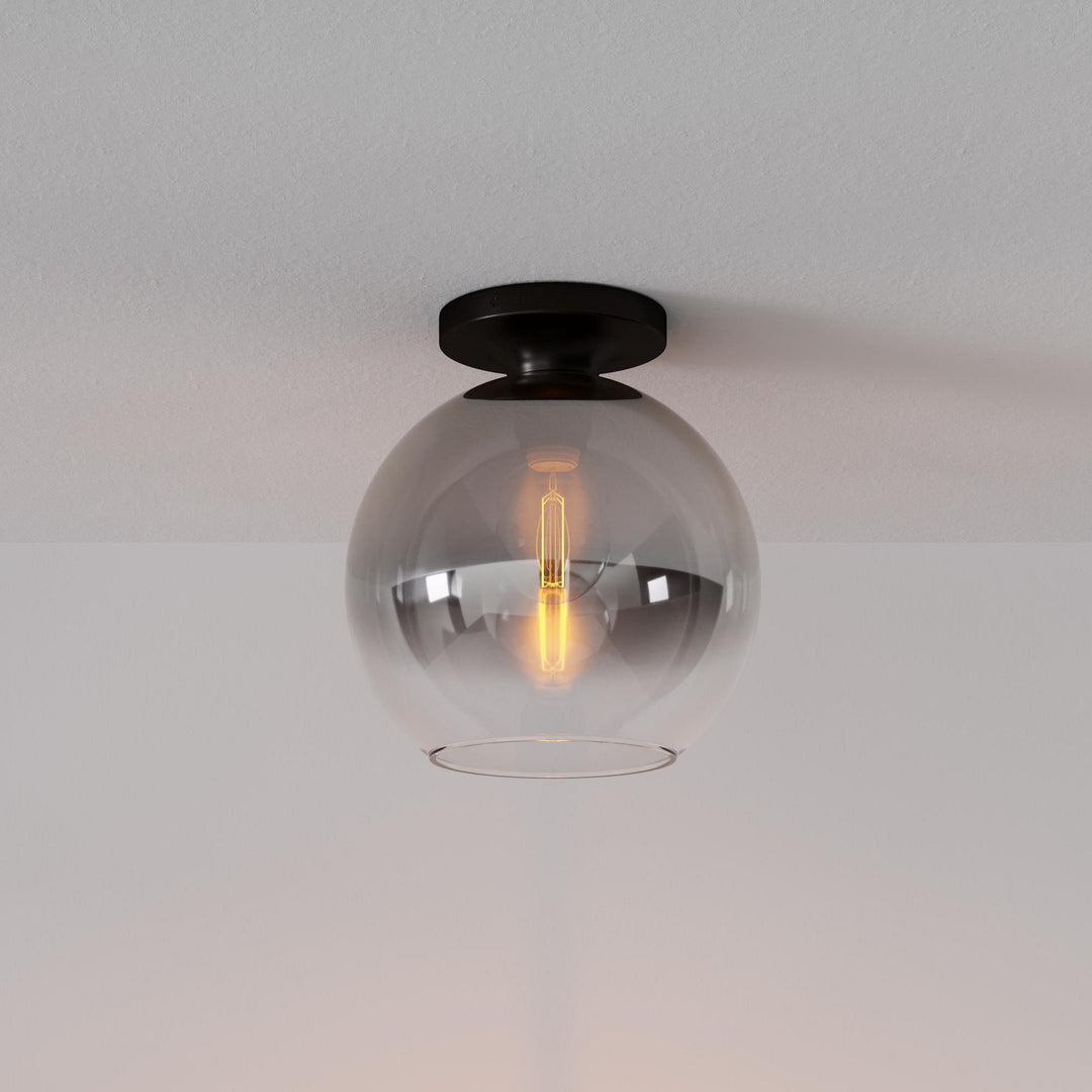 Selvion Modern Globe Pendant Light - Damp-Rated Bathroom Lighting - Luxe Glass Shade