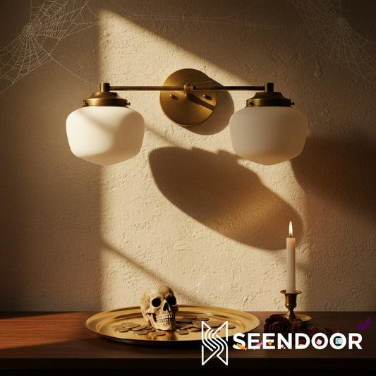 Lámpara de Pared Multi-Cabezal Opalume – Luz de Vidrio Ópalo para Baño y Pasillo
